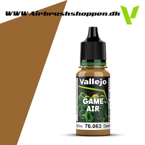 76.063 - Desert Yellow 18 ml - Game Air, Vallejo 